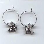 Pegasus Hoop Earrings