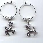 Unicorn Hoop Earrings