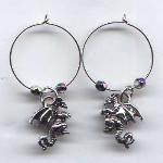 Dragon Hoop Earrings