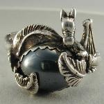 Hematite Dragon Ring