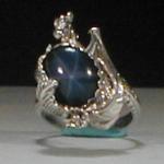 Star Sapphire Dragon Ring